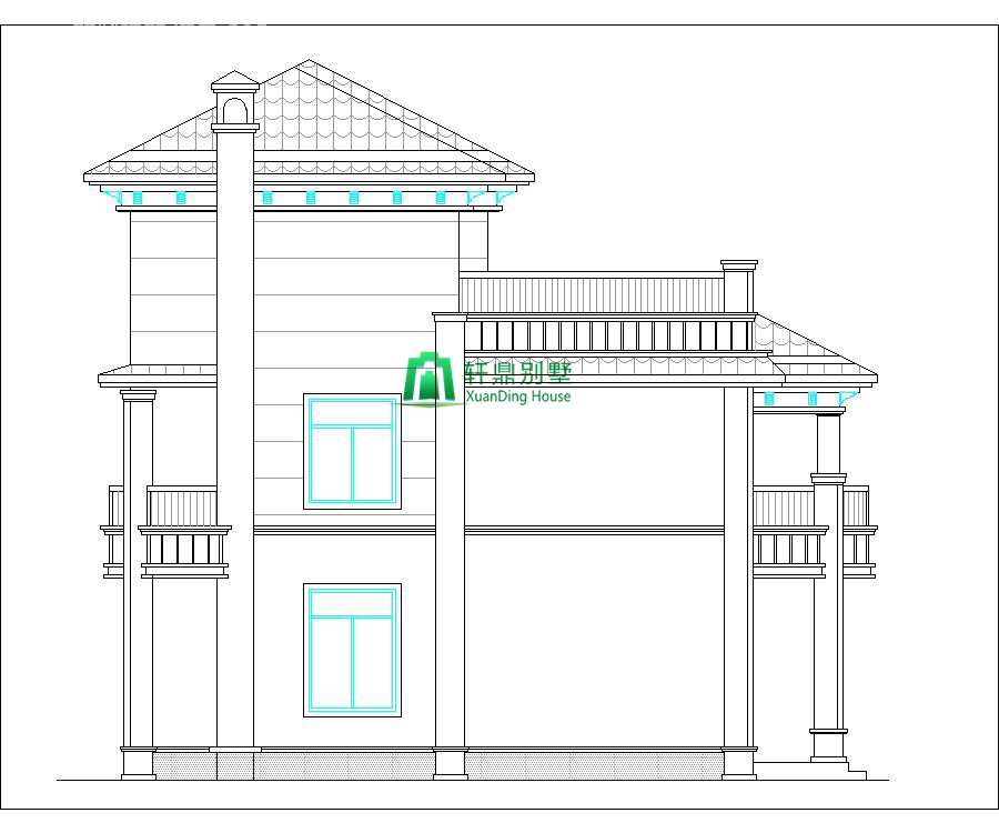 新中式三层自建别墅设计施工图10.jpg 新中式三层自建别墅设计施工图10.jpg