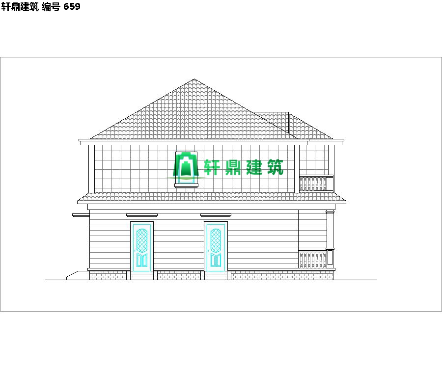 清新小二层自建别墅设计施工图03.jpg 清新小二层自建别墅设计施工图03.jpg