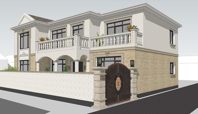 欧式别墅二层建筑设计 欧式别墅二层建筑设计