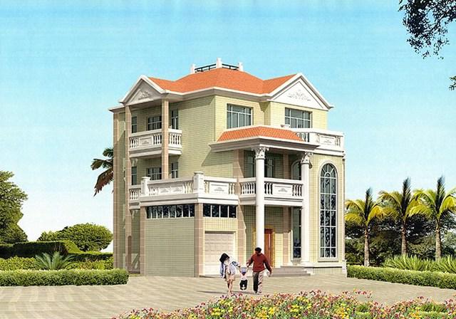 农村复式三层建筑设计图纸 农村复式三层建筑设计图纸