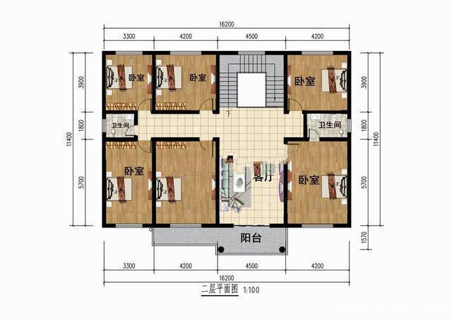 简单的两层新农村自建住宅 简单的两层新农村自建住宅