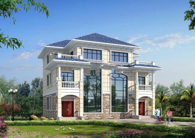 简单的两层新农村自建住宅 简单的两层新农村自建住宅