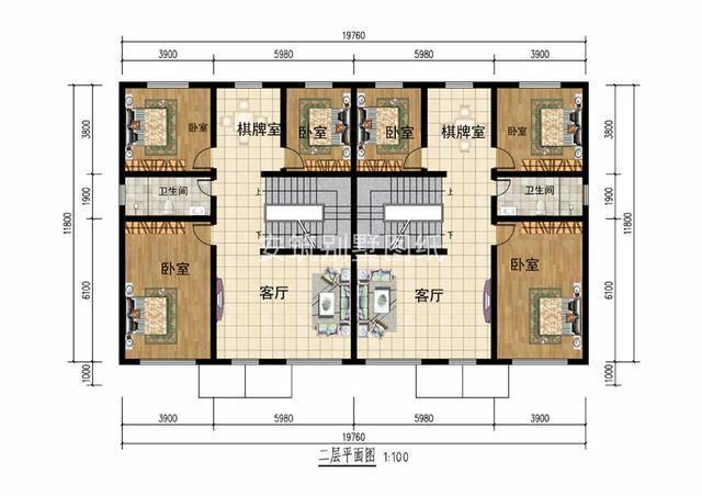 三层的农村独栋别墅布局 三层的农村独栋别墅布局