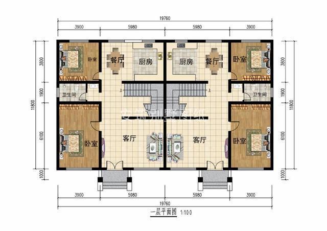 三层的农村独栋别墅布局 三层的农村独栋别墅布局