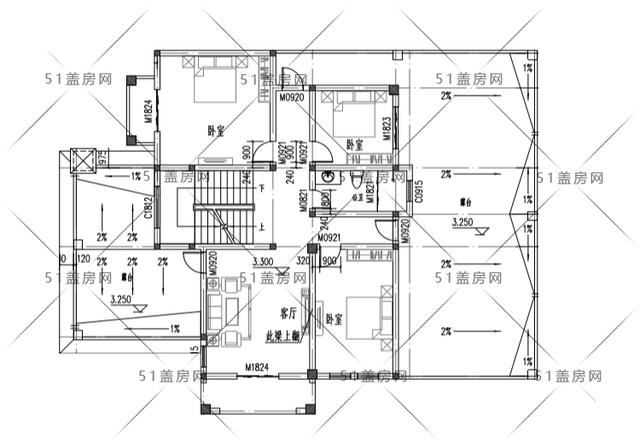农村地区自建的三层别墅 农村地区自建的三层别墅