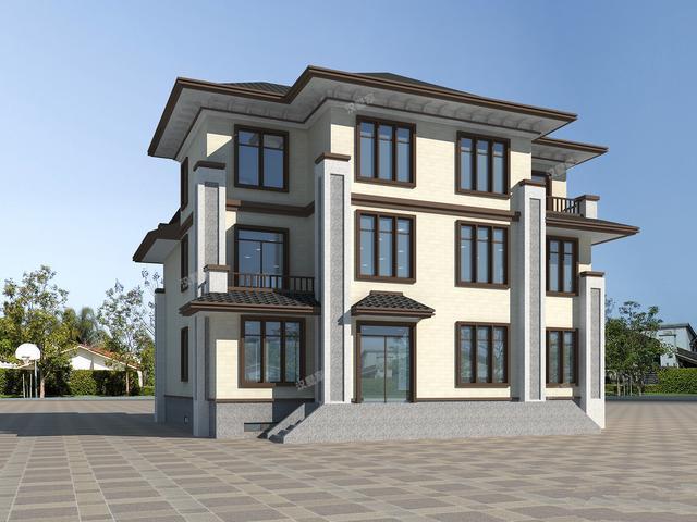 三层的新中式别墅 三层的新中式别墅