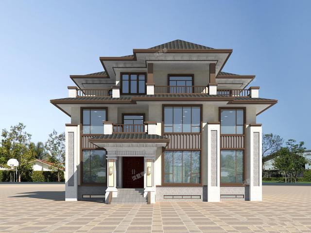 三层的新中式别墅 三层的新中式别墅