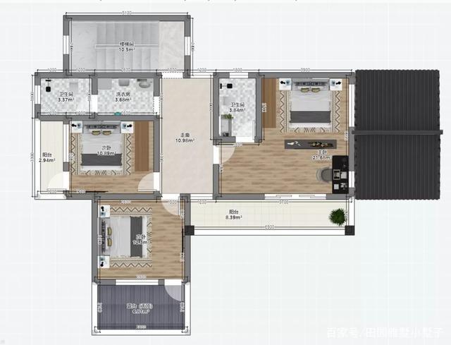 两层新中式别墅 两层新中式别墅