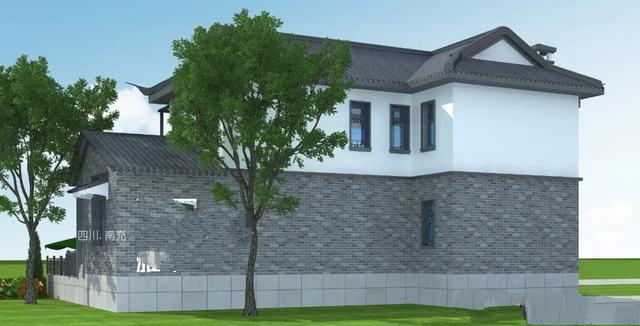 两层新中式别墅 两层新中式别墅