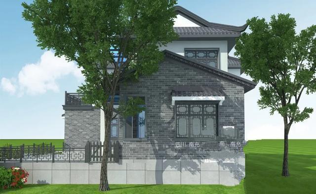 两层新中式别墅 两层新中式别墅