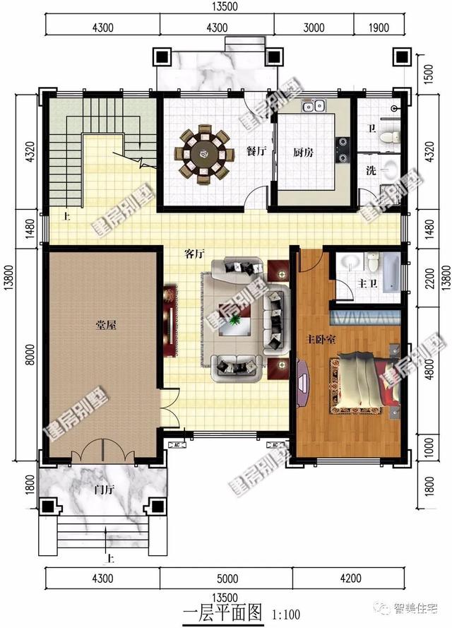 客厅挑空计的农村别墅 客厅挑空计的农村别墅