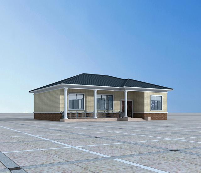 一层自建的别墅 一层自建的别墅