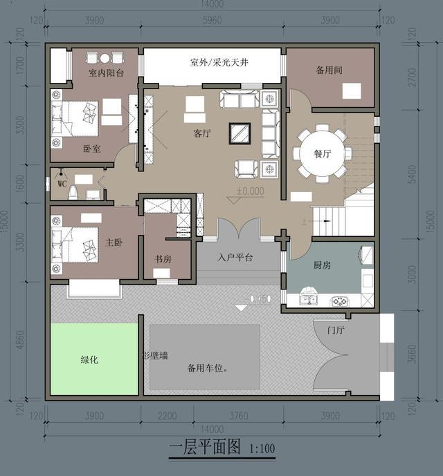 农村自建两层平顶庭院 农村自建两层平顶庭院