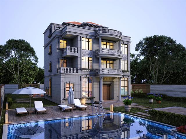 三层半豪华欧式风格别墅设计 三层半豪华欧式风格别墅设计