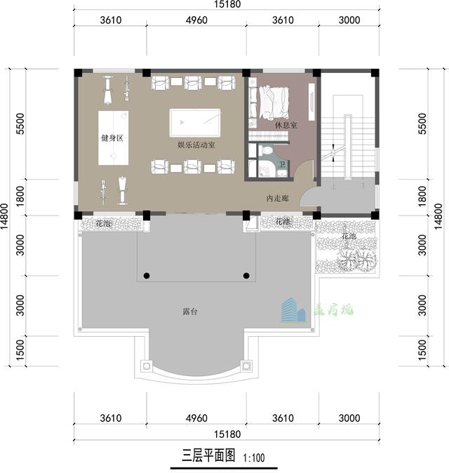 三层半豪华欧式风格别墅设计 三层半豪华欧式风格别墅设计