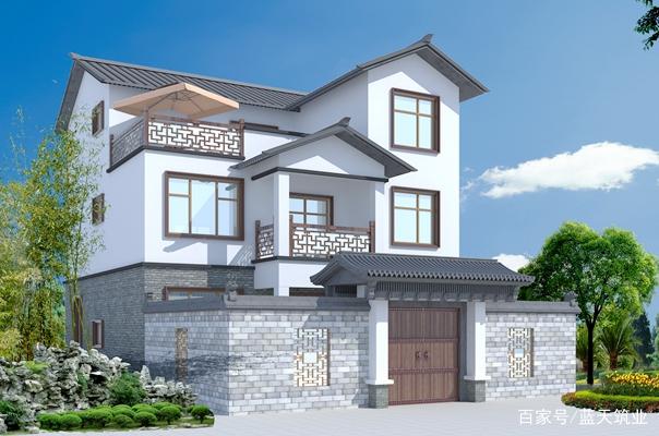 三层中式自建别墅原设计图纸 三层中式自建别墅原设计图纸