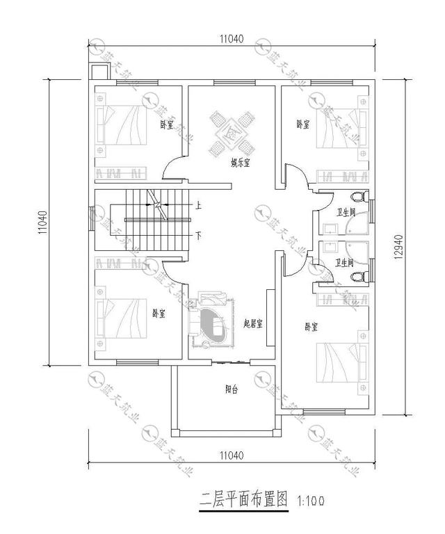 三层中式自建别墅原设计图纸 三层中式自建别墅原设计图纸