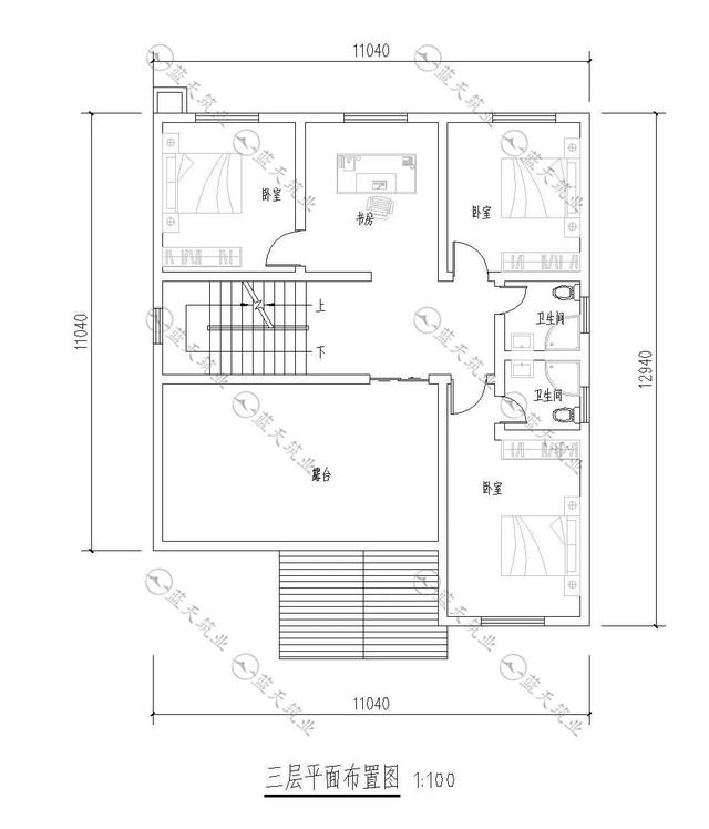 三层中式自建别墅原设计图纸 三层中式自建别墅原设计图纸