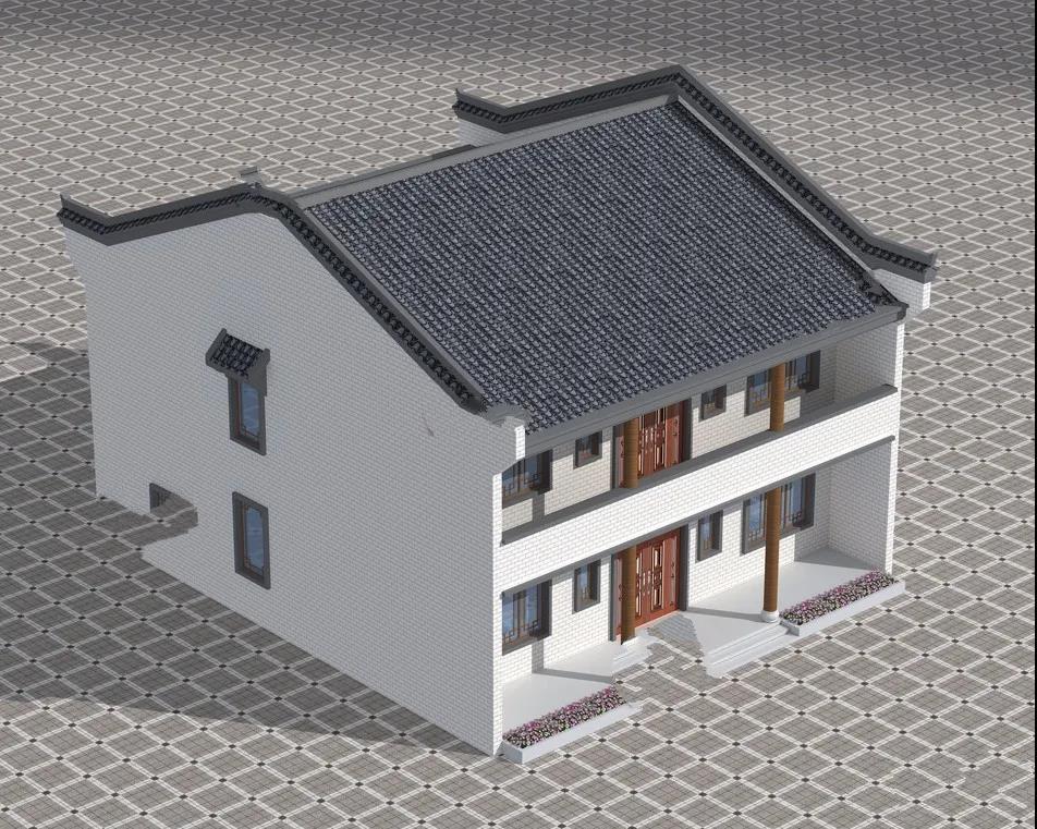 农村自建中式别墅 农村自建中式别墅