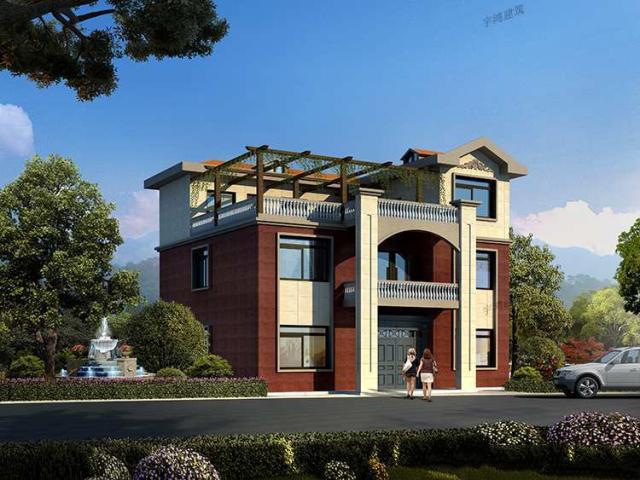 豪华三层别墅的设计图纸 豪华三层别墅的设计图纸