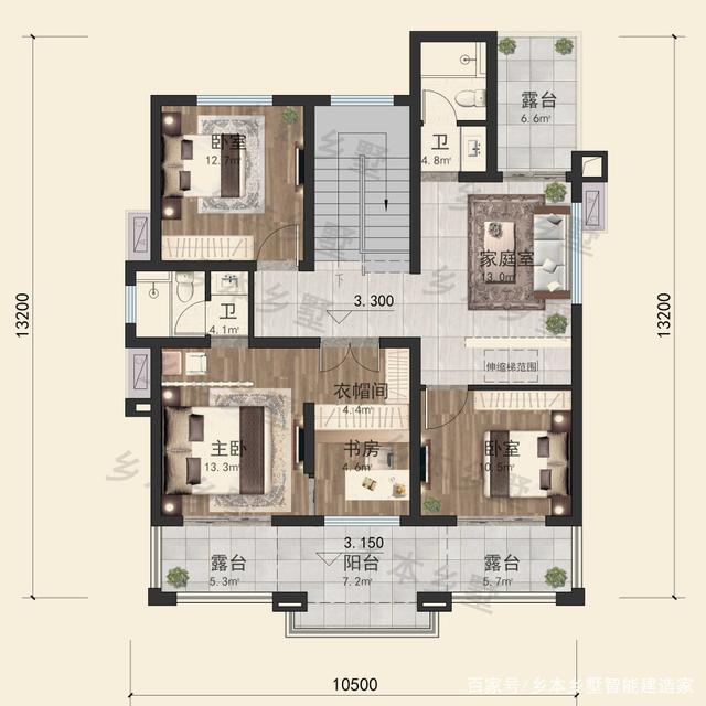 农村二层半别墅 农村二层半别墅