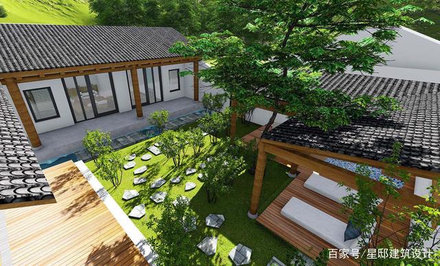 中式四合院别墅设计 中式四合院别墅设计