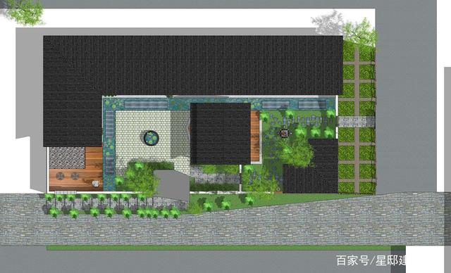 中式四合院别墅设计 中式四合院别墅设计