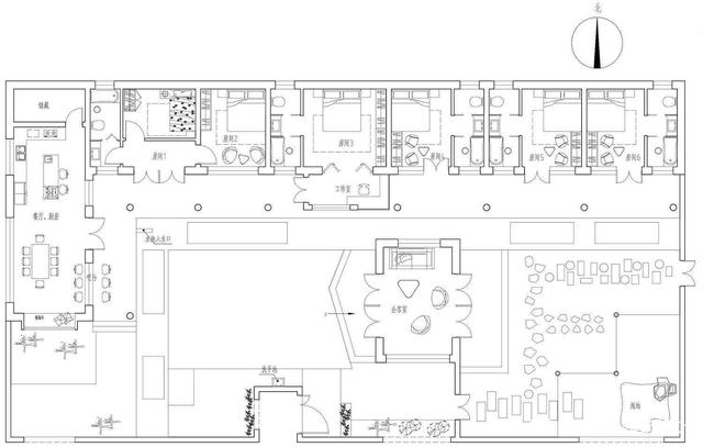 中式四合院别墅设计 中式四合院别墅设计