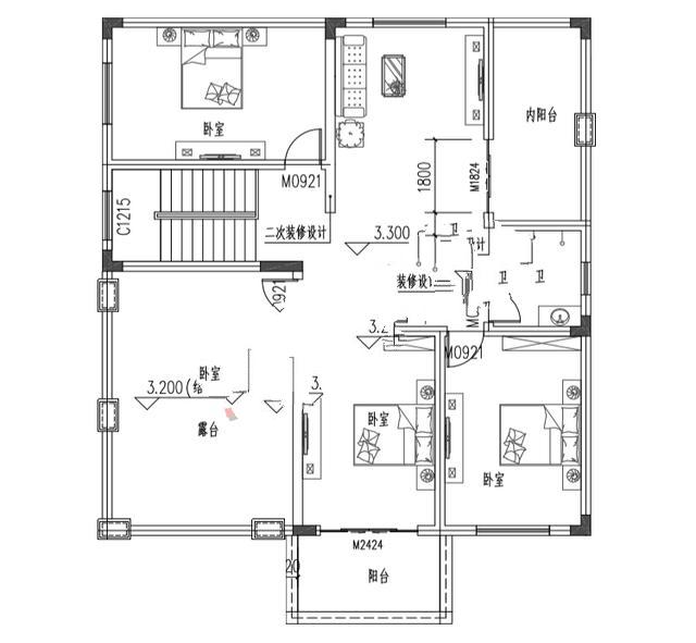 新中式两层别墅 新中式两层别墅