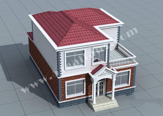 农村经济的两层平房设计 农村经济的两层平房设计