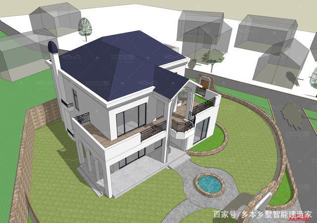 现代的简欧别墅 现代的简欧别墅