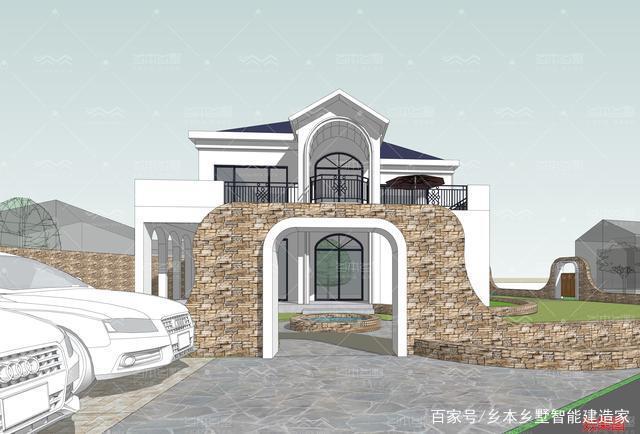 现代的简欧别墅 现代的简欧别墅