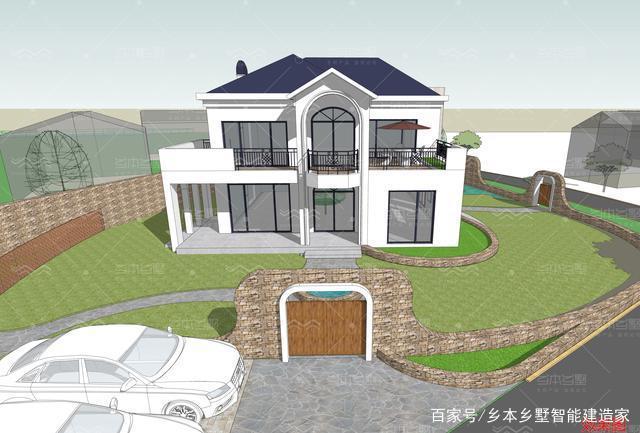 现代的简欧别墅 现代的简欧别墅