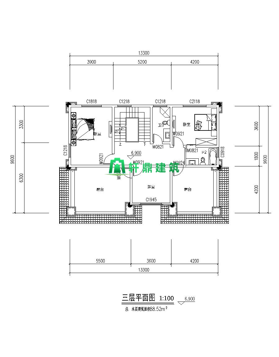 三层复式别墅 三层复式别墅