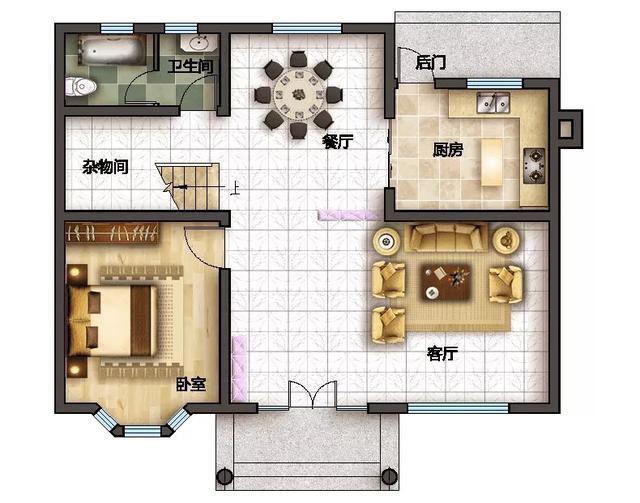 欧式两层农村别墅 欧式两层农村别墅