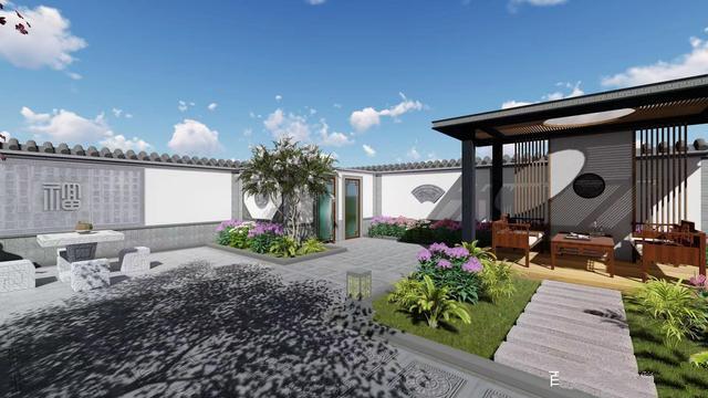 中式的四合院设计 中式的四合院设计