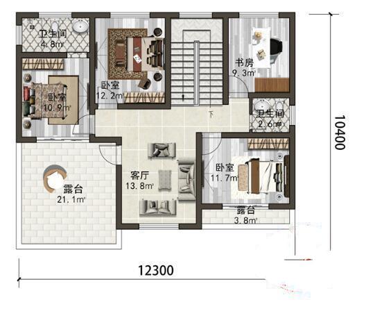 农村两层的小别墅 农村两层的小别墅