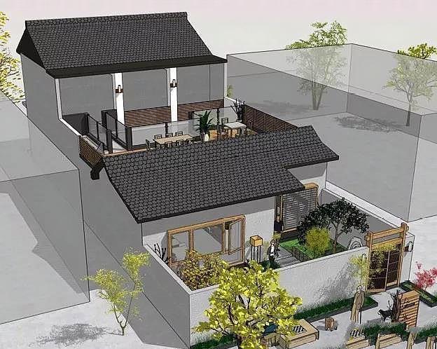 新中式庭院别墅设计 新中式庭院别墅设计