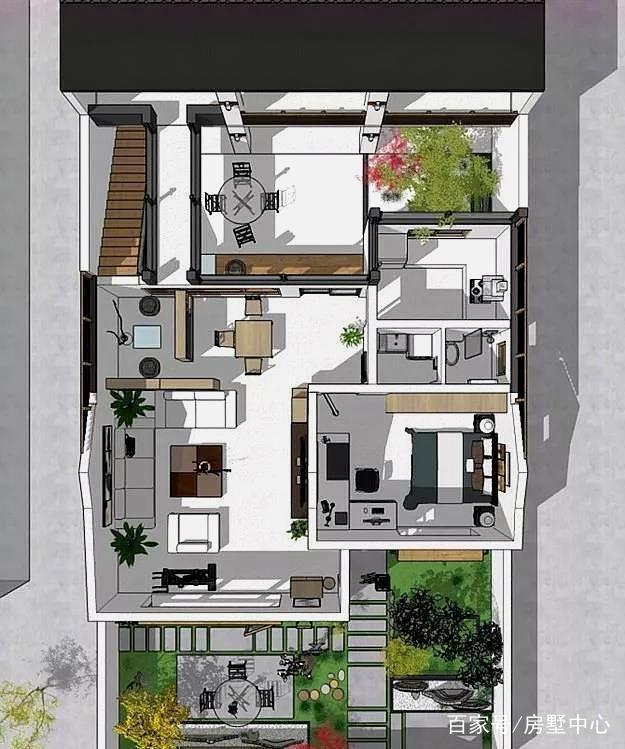 新中式庭院别墅设计 新中式庭院别墅设计
