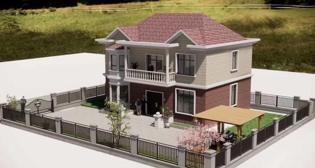 欧式两层农村别墅 欧式两层农村别墅