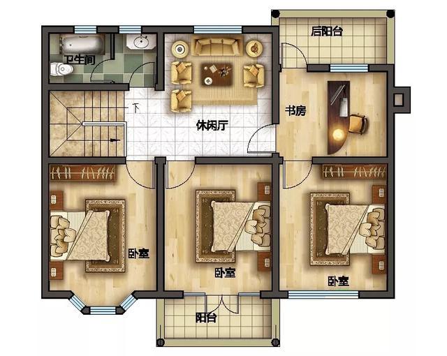 欧式两层农村别墅 欧式两层农村别墅