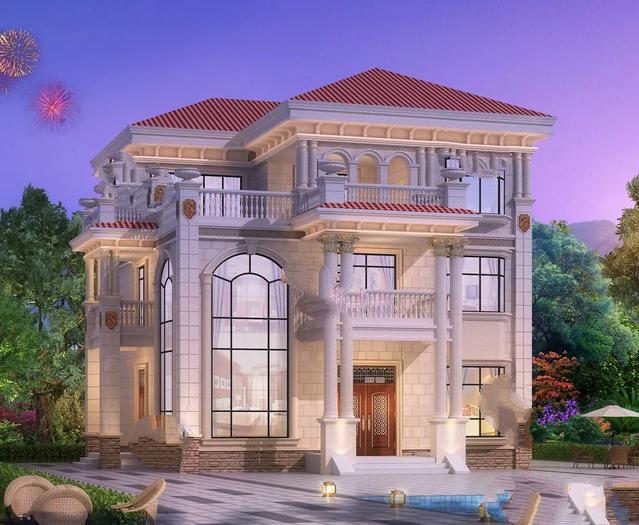 简欧式农村自建别墅设计 简欧式农村自建别墅设计