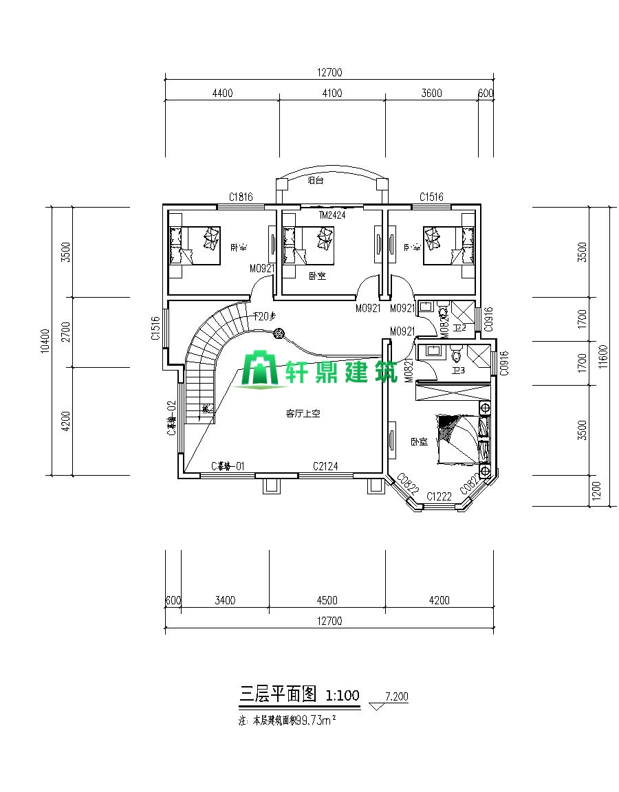 欧式三层复式 欧式三层复式