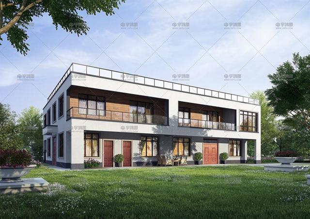 二层的现代风格别墅 二层的现代风格别墅