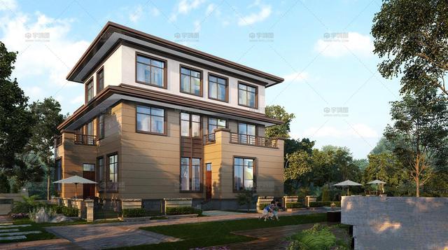 三层新中式双拼别墅 三层新中式双拼别墅