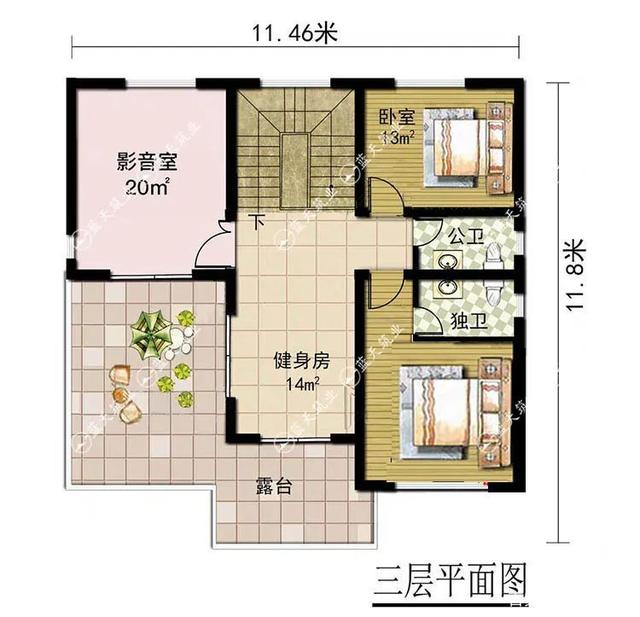 三层欧式农村自建房设计图 三层欧式农村自建房设计图