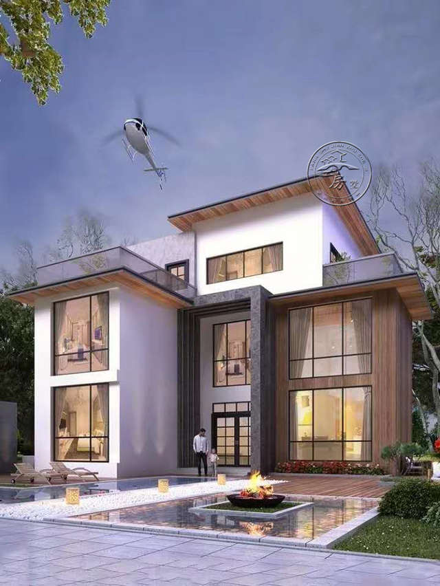 现代式三层优雅别墅 现代式三层优雅别墅