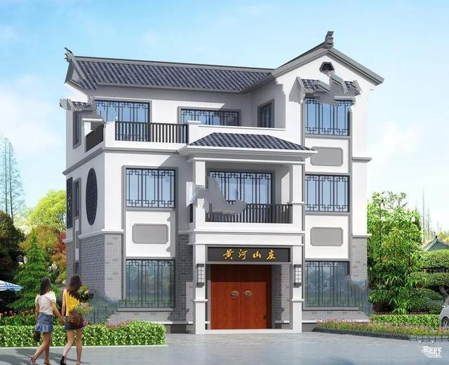 中式设计的别墅 中式设计的别墅