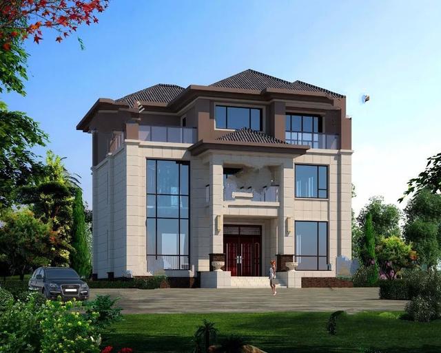 新中式风格设计的农村别墅 新中式风格设计的农村别墅