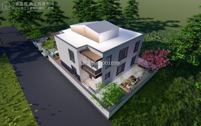 简单的现代别墅设计图 简单的现代别墅设计图